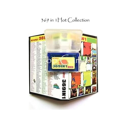 369 in 1 Memory Cartridge Card for 32 Bit Video Game Console Accessories