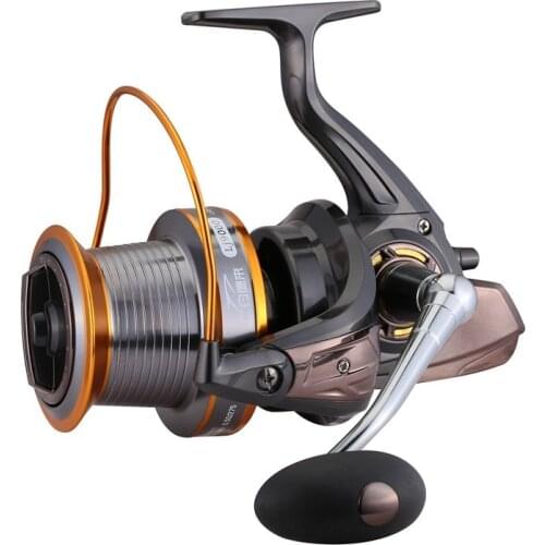 Far Throw Fishing Reel Metal LJ 3000-9000 Series 12+1 BB Bevel Cup Freshwater Reservoir Lure Spinning Fishing Wheel