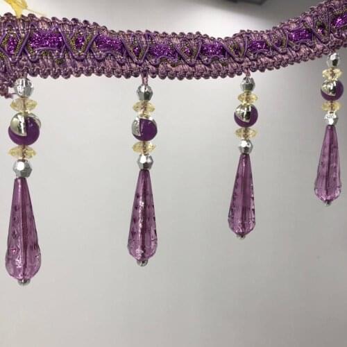 13Yds/ Lot Curtain Trim Accessories Tassel Lace Dangling Fringe Lace DIY For Curtain Sofa Veil Sofa Table Cloth Home