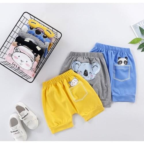 Summer New Children Cotton Baby PP Pants Boys And Girls Five-point Pants Infants Casual Pants Baby Boy Shorts Kids Girls Shorts