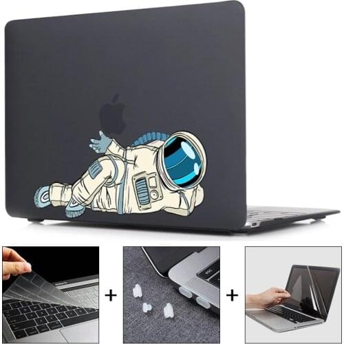MTT 2020 For Macbook Air 13 Case M1 A2337 Plastic Hard Cover For Macbook Air Pro 12 13 15 16 Cartoon Astronaut Laptop Case A2338