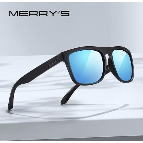 MERRYS Men Polarized Sunglasses Driver Shades Male Vintage Sun Glasses Square Mirror Summer UV400 Oculos S3001