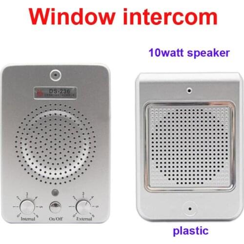 2020 New 10 watt Ideal Window Intercom Microphone For Bank ,Post office,Hospital,Company etc,Top Quality Luxury Interphone