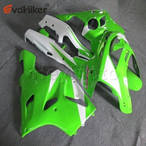 Motorcycle fairing for ZX6R 1994 1995 1996 1997 green ZX 6R 94 95 96 97 ABS plastic panels kit H3