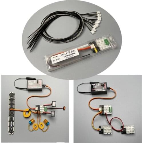 Multi-Interface Circuit Connection Expand For 1/12 1/14 Rc Hydraulic Excavator + Tamiya Tractor Trailer Truck Actros Arocs Dump