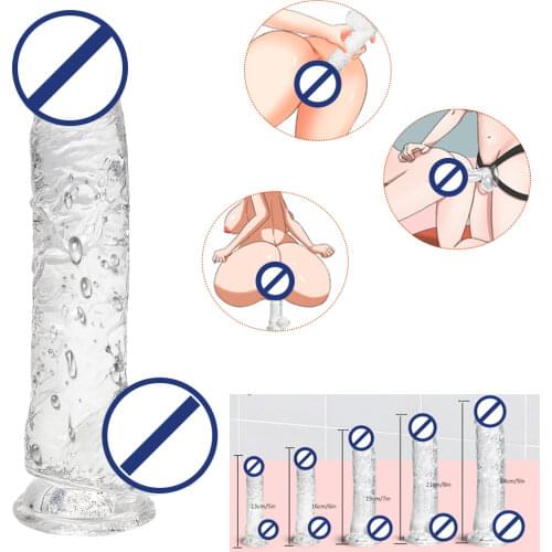 Health TPE Private Multiple Size Fake Penis Sex Toys Butt Plug Anal Toys Strap on Sex Machine Suction Cup Huge Realistic Dildo