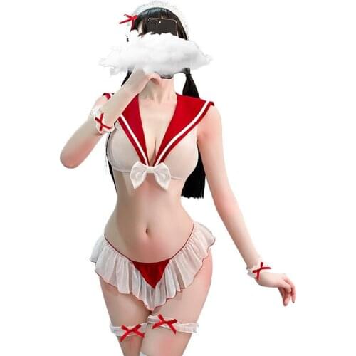 Sexy lingerie dress Halter Sex Toys For Women Clubwear Beach Candy Color With Metal Ring Erotic Sexy Underwear Women Nightclub