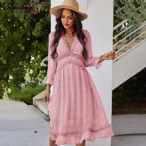 Trancilong Simple Summer Dresses