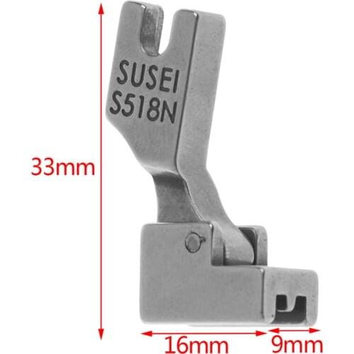 1Pcs Silver PresserFoot Sewing Machine Parts & Accessories Zipper Walking Foot for Industrial Sewing Machine