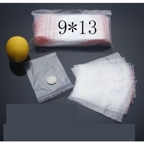 9x10cm 100Pcs Self Seal Packaging Bag for Business Kitchen Cookie Storage Transparent Candy Card Gift Opp Plastic bags