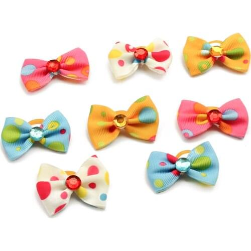 Armi store Handmade Accessories Dor Dogs Colorful Ribbon Bow 6029014 Dog Supplies Wholesale Bow