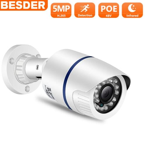 BESDER HD IP Camera 1080P 960P 720P Bullet Cam 2MP Lens IR IP CCTV Security Camera Network Onvif P2P Motion Detected XMEye View