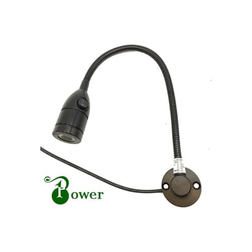 FLEXIBLE 2W LED 24V 12VOLT CARAVAN LIGHT WITH SWITCH