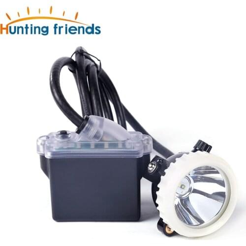 Mining Headlight 1+2 LED Miner Lamp 18650 Battery Mining lamp Waterproof Headlight Explosion Proof Cap Miner Lamp