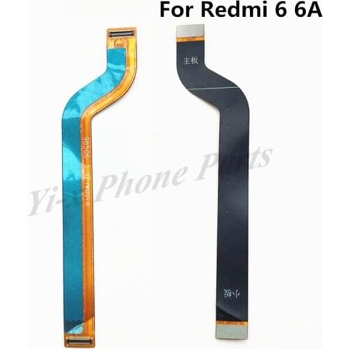 MainBoard For Xiaomi Redmi 6 6A MotherBoard Main Board Connector Flex Cable For hongmi 6 6A