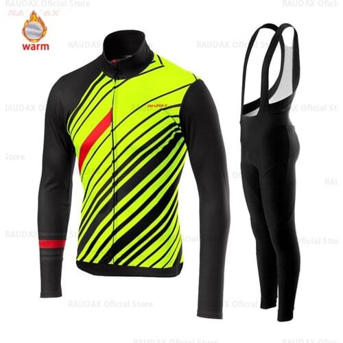 Men Cycling Jersey 2020 New Team EKOIES Winter Fleece Cycling Clothing MTB Cycling Bib Pants Set Ropa Ciclismo Triathlon