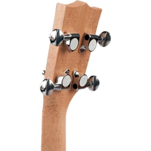 Pack of 4 Metal Ukulele String Tuning Pegs Keys 2L+2R Musical Instrument Parts DIY