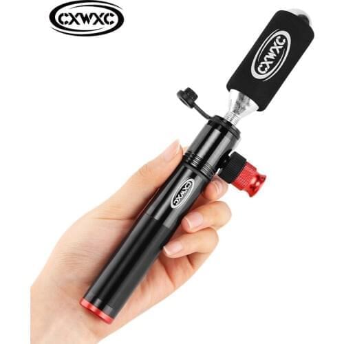 160psi Schrader Presta Valve Bicycle Pump Road Bike Co2 Combo Mini Portable Inflator MTB Cycling CNC Hand Pump Air Inflator