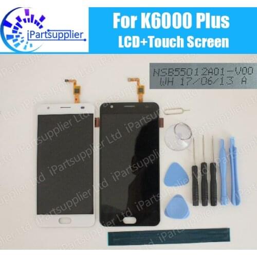 Oukitel K6000 Plus LCD Display+Touch Screen 100% Original LCD Digitizer Glass Panel Replacement For K6000 Plus NSB55012A01-V00