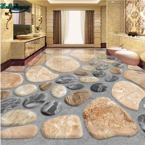 Wellyu Personalized custom 3D flooring three-dimensional cobblestone 3D floor painting decoration