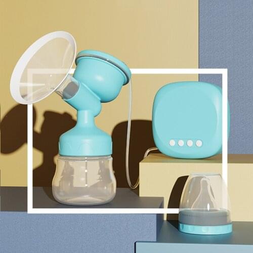 LazyChild Portable Breast Pump Double Electric Breast Pump Intelligent Automatic Bottle Baby Feeding Milk Extractor Accessories