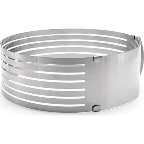 Adjustable Cake Cutter Slicer Mold Round Shape Bread Cake Slicer Cutting Fixator Layer Kitchen Baking Accessories-ABUX