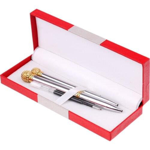 Stainless Steel Golf Signature Pen Ball Point Gel Ink Rollerball Pens