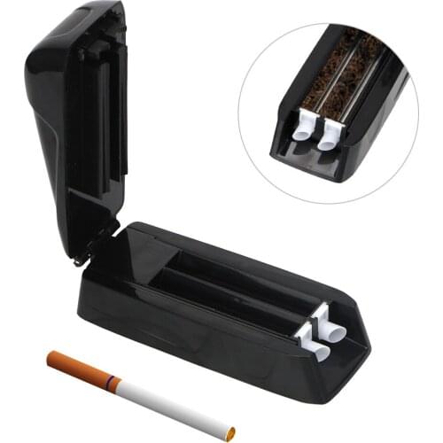 Maker Rolling Manual Tobacco Cigarette Maker Rolling Cigarette Machine Tools Smoking Accessories Double Tube Injector Roller