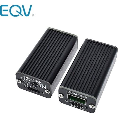 100W Super flash Fast charging QC battery USB CAR charger DC+PD to Full protocol pd + port VOOC QC4.0 PD3 FOR notebook DC POWER