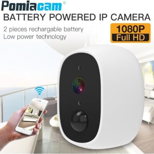 Y6 1080P Rechargeable Battery Powered Outdoor IP Camera WIFI Wireless Home Security CCTV Security Camera PIR Alarm Two Way Talk
