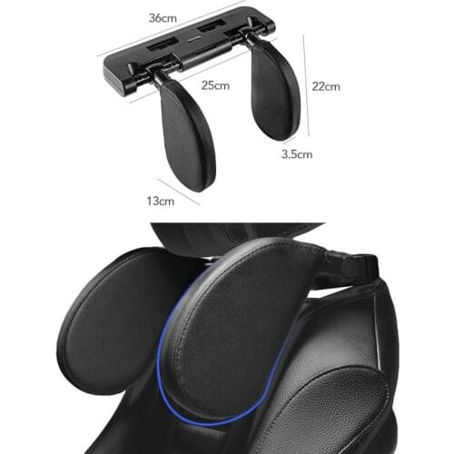 1 set of childrens and adults' rotary car headrests for Ford Focus Fusion Escort Kuga Ecosport Fiesta Falcon EDGE/Explorer