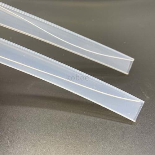 8mm/10mm/12mm Transparent Silicone Rubber Tube For 5050 3528 2835 5630 ws2811 ws2812b IP67 IP68 waterproof led strip