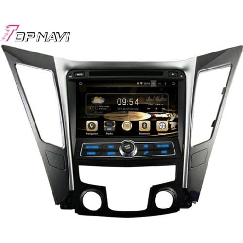 TOPNAVI 8'' Quad Core Android 6.0 Car GPS Navigation for HYUNDAI SONATA I40 I45 I50 YF 2011- Autoradio DVD Multimedia Audio