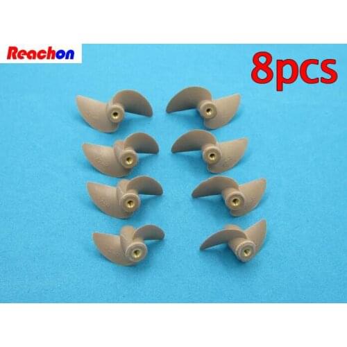Free Shipping 8PCS 2-Blades RC Boat Propellers With M3 Thread 35/39/42/45mm Right/Left 3mm Propeller