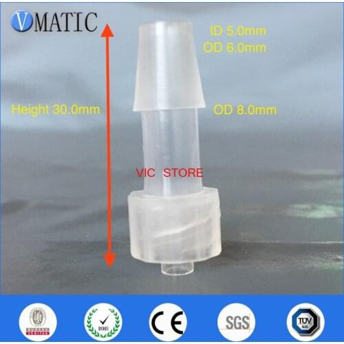 Free Shipping 10 pcs 1/4 Inch Male Plastic Hose Fitting Barb Thread Copper Connector Joint Coupler Adapter