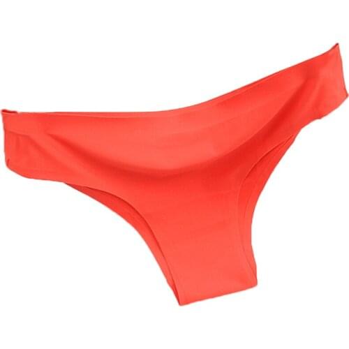 Seamless Panties Women Breathable Underwear Solid Color Low Rise Knickers Briefs