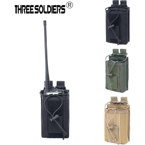 1000D Nylon Tactical Military Molle Radio case holder Pouch Sports Pendant Walkie Talkie Holder Bag Magazine Mag Pouch Pocket