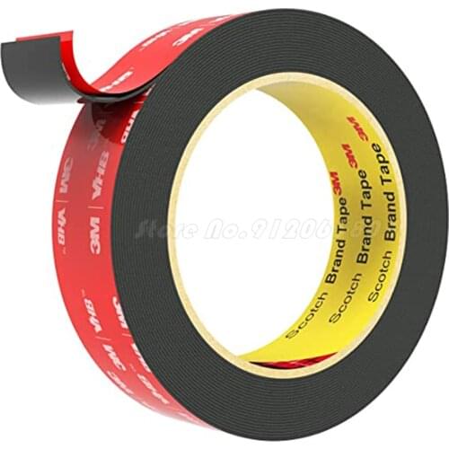 3M Super Strong Vhb Double Sided Tape Waterproof No Trace Self Adhesive Acrylic Pad Install Anti-High Temperature for Car Home