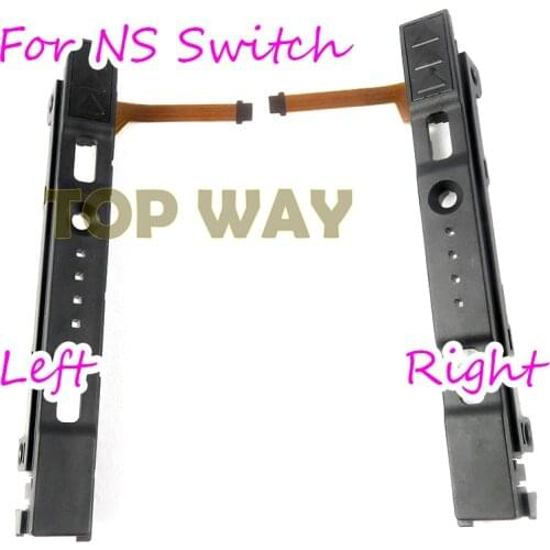 2PCS Original Used Left Right track Slider Flex Cable Strip For NS Nintendo Switch Joy Con Parts L R Switch Middle Button Holder