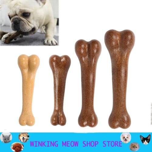 Dog Toys Toys Training Pet Supplies Molar Chew Interest Interaction Large And Medium Puppies Bone shape PP Material 12-15 CM