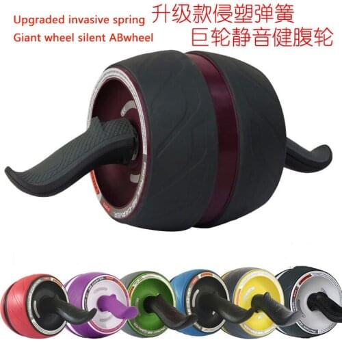 Abdominal Muscle Wheel Slimming Waist and Abdomen Wheel Roller Wheel Belly Wheel Mute Household Sporting Goods Fitness Equipment