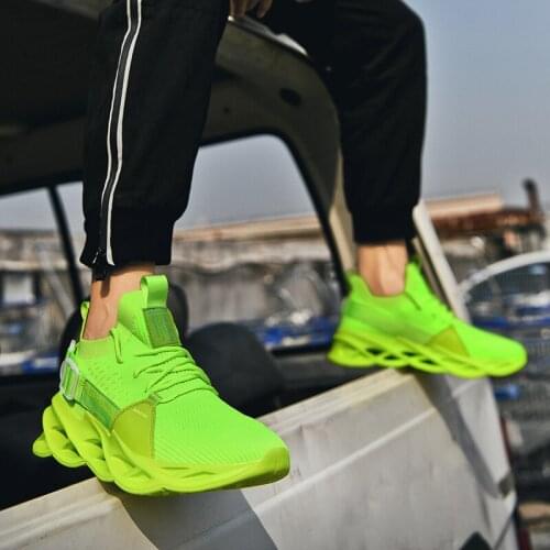 Mens Sneakers Breathable Running Shoes Mens Sports Shoes 36-46 Size Women and Men Running Shoes Outdoor Men Athletic Shoes