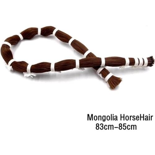 Best 250g natural brown mongolia bowhair 93cm for violin
