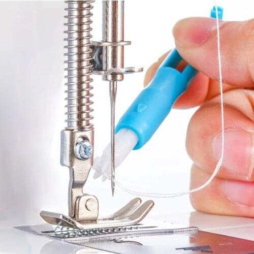 DIY Sewing Needle Threader Hand Machine Sewing Automatic Thread Device For Elderly Housewife Sewing Accessory Household Tools