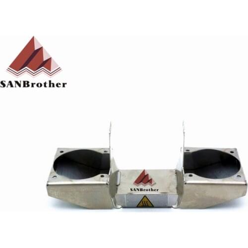 Newest 2017 UM2 Ultimaker 2 Extended + Hot End Dual Fan Bracket Suitable for 3010 Fans Top Quality