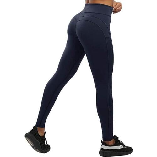Oyoo Solid Booty Up Sports Legging Womens Compression Thigts M Line Butt Lift Workout Leggings Hip Push Up Stretch Yoga Pants