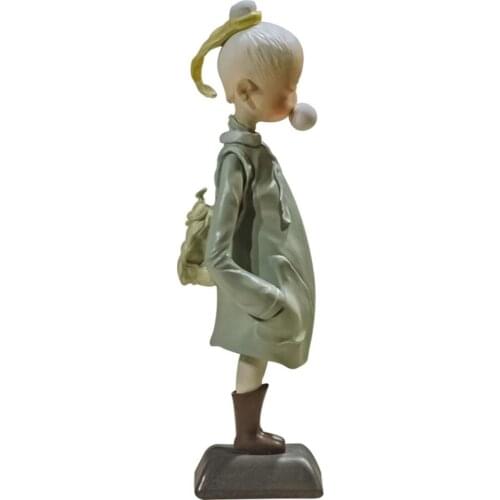 Original art decoration bubble girl home living room desktop porch birthday gift