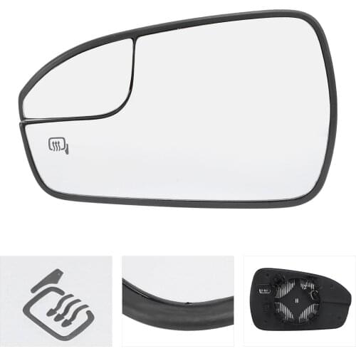 Front Left Rearview Mirror Glass Heated DS7Z17K707E Replacement for Ford Mondeo/Fusion 2013-2020