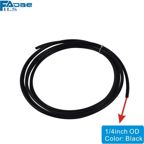 1/4 Inch PE Tube, 10 Meters(30 feet) Length Tubing Hose Pipe for RO Water Filter System/Icemaker/Water Dispenser - Black