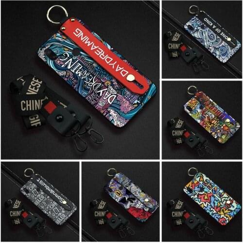 Anti-dust Lanyard Phone Case For Xiaomi Redmi Note 7/Note 7 Pro New Arrival Waterproof Kickstand